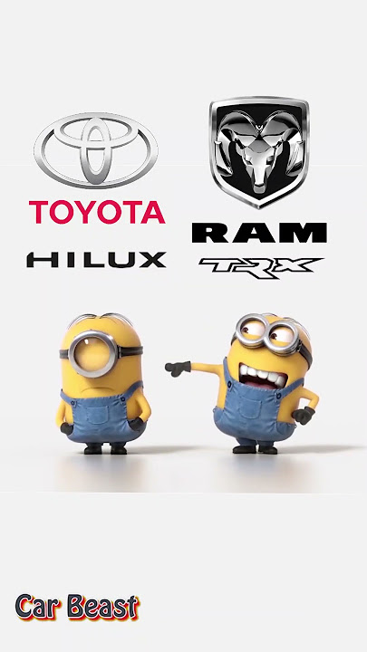 Toyota Hilux vs Ram trx minnions style#trending #tiktok #toyota #status #ram