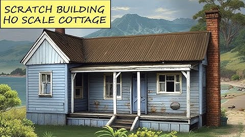 Scratch Building a Cottage, scale 1/87 (HO) | Part 1