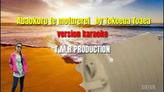 Abaokoro te moturerei Kiribati karaoke