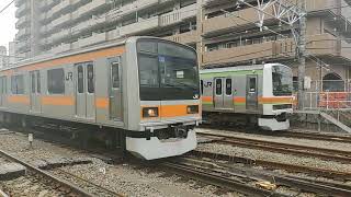 209系1000番台　八王子入線シーン#train #jr #鉄道 #中央線 #209系1000番台 #入線シーン