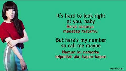 Thumbnail of Carly Rae Jepsen - call Me Maybe | Lirik Terjemahan
