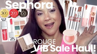 LUXURY SEPHORA SALE HAUL: VIRAL MAKEUP & NEW RELEASE DROPS! MY BIGGEST HAUL YET GOT ME TO ROUGE! 👏