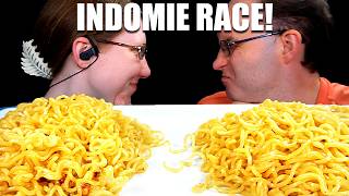 ASMR INDOMIE NOODLES RACE MUKBANG EATING SOUNDS