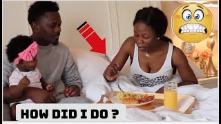 SURPRISED BREAKFAST IN BED FOR MY QUEEN | SEE HER REACTION | Daddy takes over | VLOGMAS DAY 8