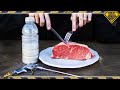 Sandblasting Steak with Salt