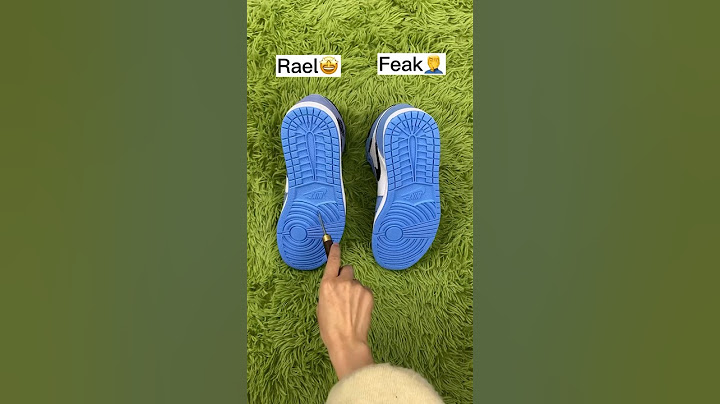 Real Vs Fake University Blue Jordan 1 #sneakerhead #sneakers #viral
