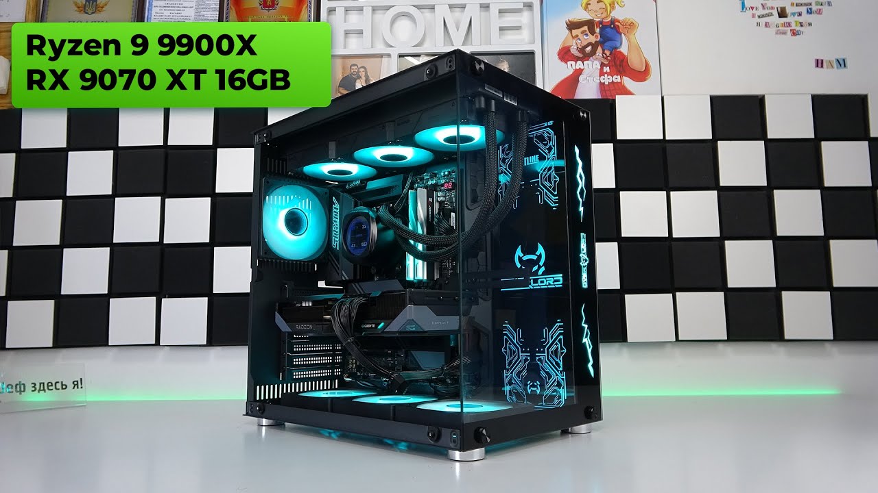 ゲーミング PC Ryzen 9 9900X Radeon RX 9070 CyberPowerPC Gaming Desktop AMD Ryzen 9 9900X AMD Radeon RX 9070
