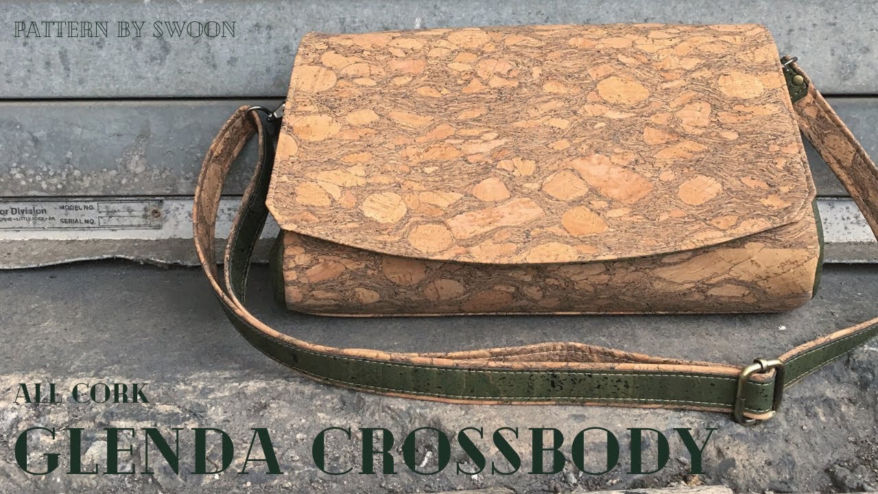 Sewing Tutorial Cork Glenda Convertible Clutch, pattern by Swoon YouTube