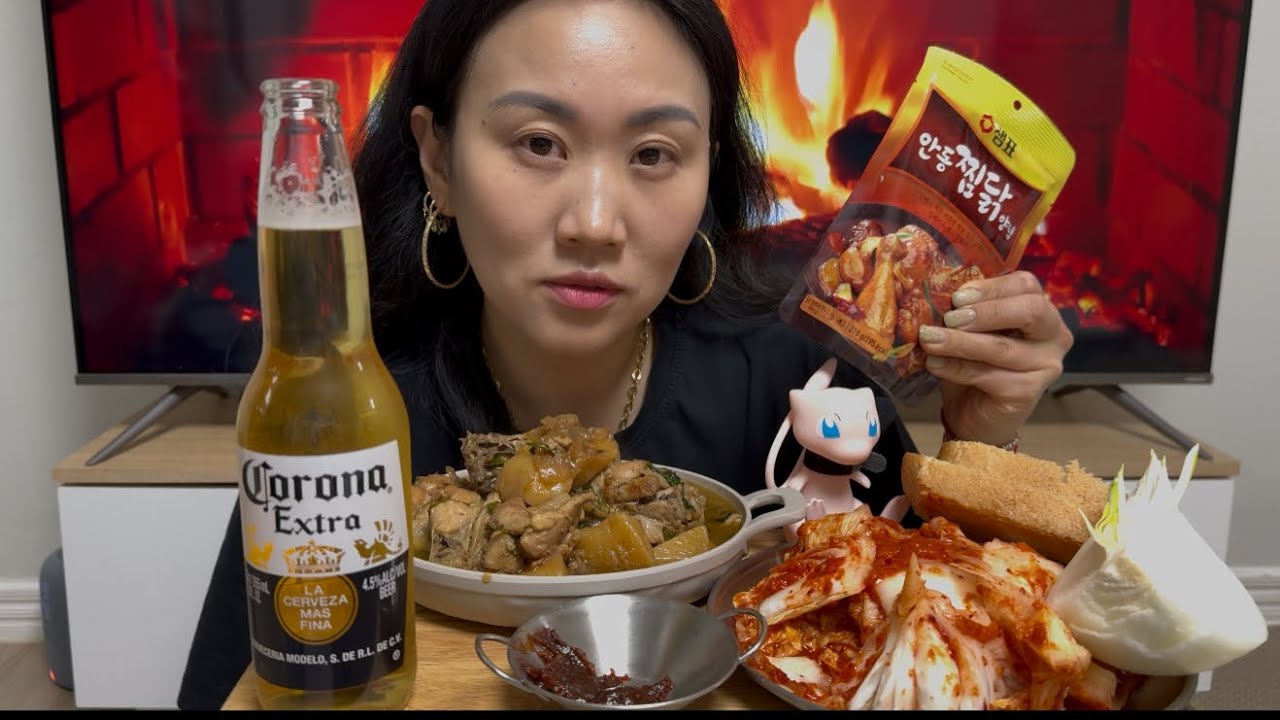 КОРЕЙСКОЕ РАГУ ИЗ КУРИЦЫ |안동찜닭 |MUKBANG |УВОЛЬНЕНИЕ С РАБОТЫ ПРОДОЛЖЕНИЕ ИСТОРИИ