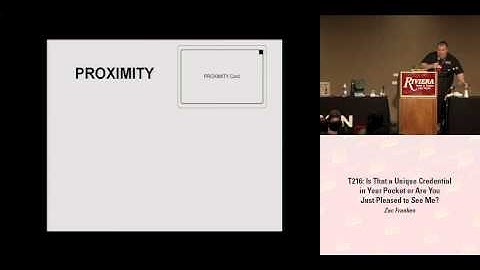 DEFCON 16: Is that a unique credential in your pocket or are you just pleased to see me?