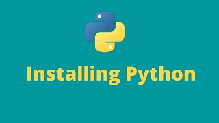 How to install python Windows