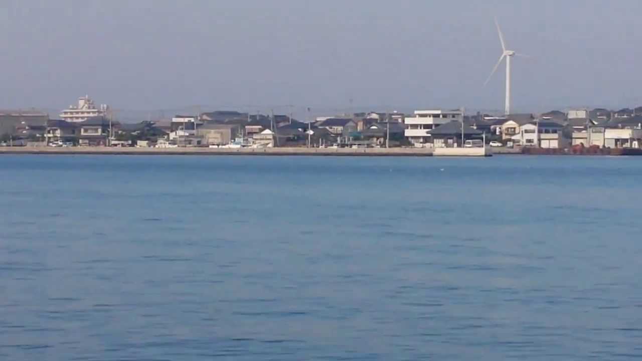 銚子市から見た茨城県神栖市波崎町 YouTube