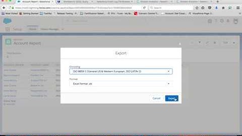 Event Monitoring - Report Export