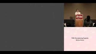 DEFCON 16: Deciphering Captcha
