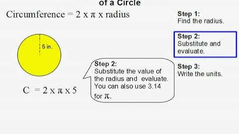 How to Find the Circumference of a Circle   YouTube