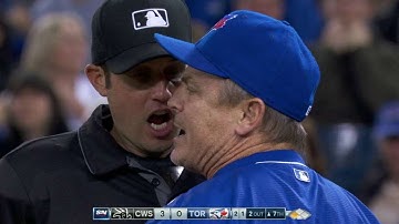 CWS@TOR: Gibbons gets ejected in the 7th inning