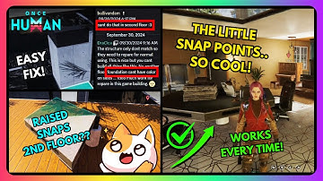 Raising SNAP Points (2ND FLOOR??) - Once Human | HydraKo