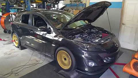 689 HP Mazdaspeed 3 2.3L Turning 8400 RPM!! | PTE 6466 |  Full E85
