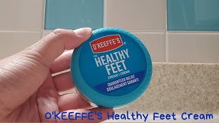 In Hand Review Of Okeeffes For Healthy Feet Foot Cream