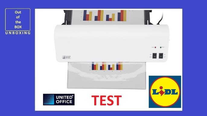 United Office Laminator ULG 350 B1 TESTING - YouTube