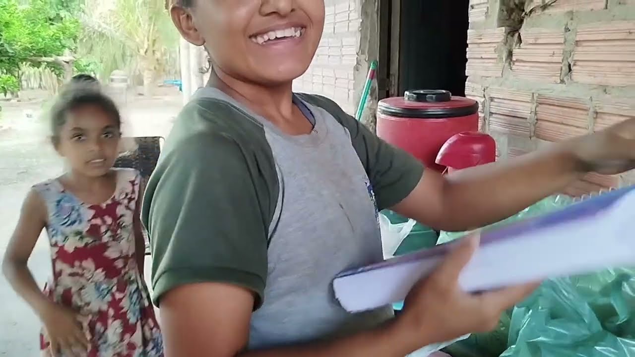 Fazendo compras e passei na casa da minha filha 