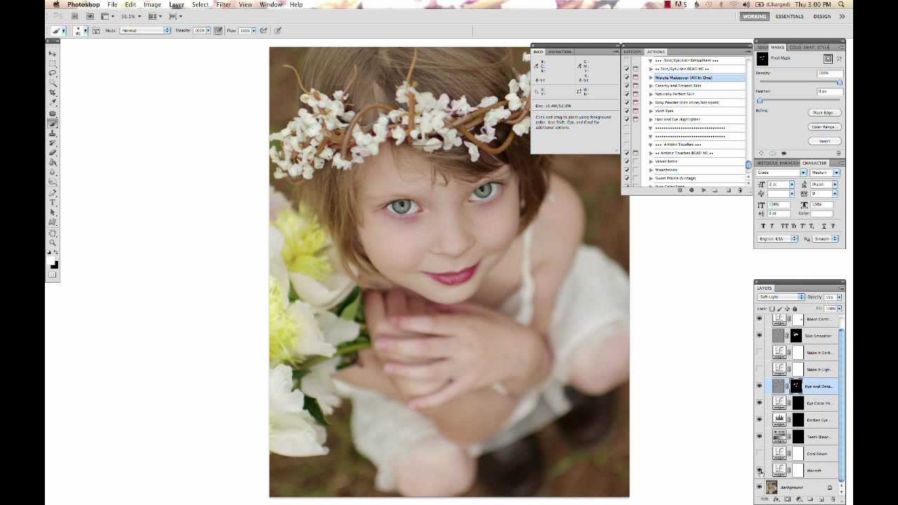 Using Layer Masks in Photoshop and Elements - YouTube