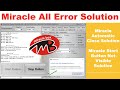 Miracle Review All Error Solution Fix | Start Button Not Visible Fix | Automatic Close Error Fix