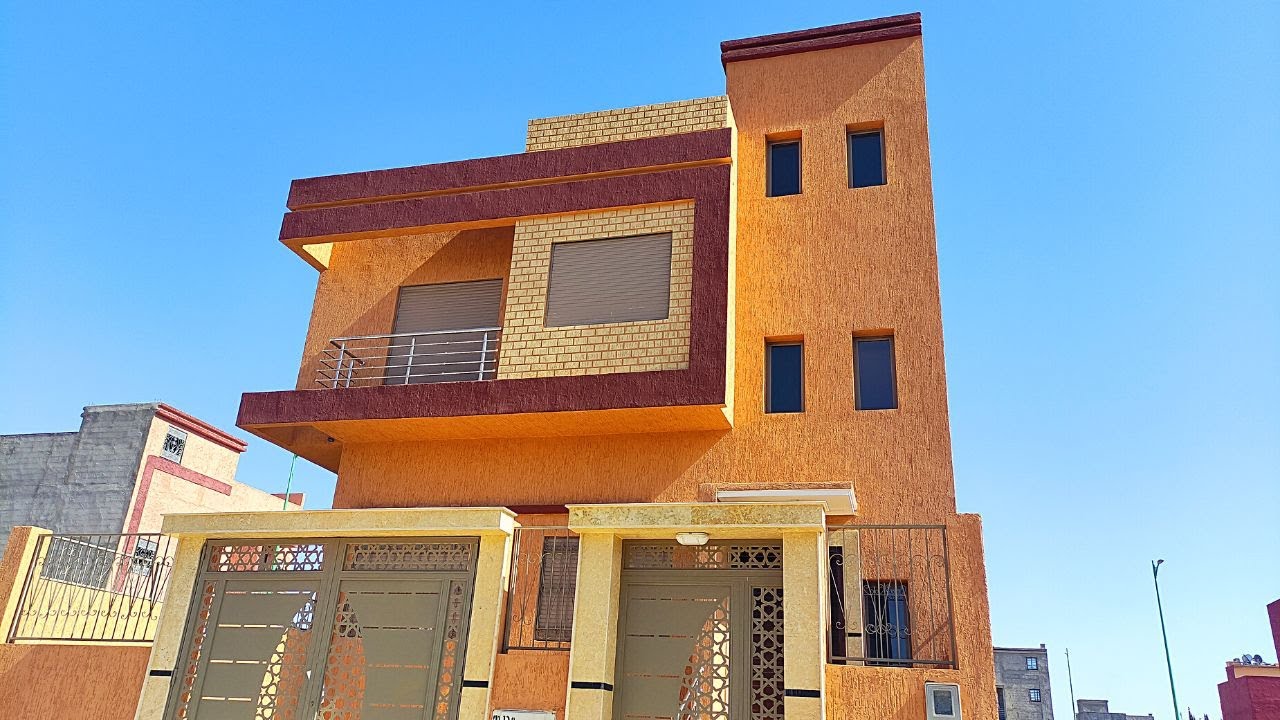 ميني فيلا للبيع في مراكش😍فصالة وديكور خرافي❤️4 غرف و3 صالونات و4 حمامات