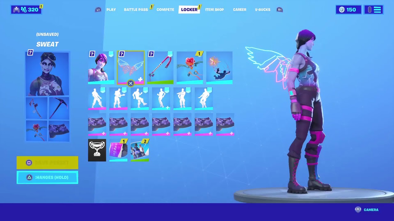 Best skin combos with the neon wings