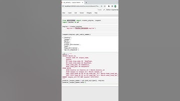 SQL to Excel via Python! #data
