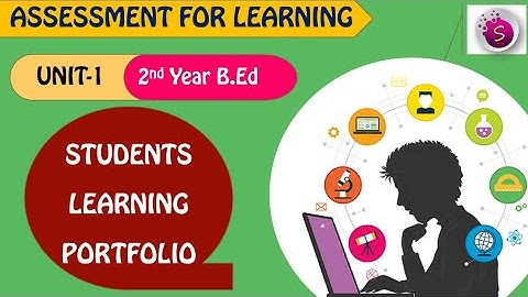Students learning portfolio / assessment for learning / 2nd year b.ed / unit 2 &9 / start to study