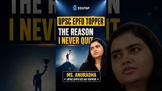 UPSC EPFO EO AO Topper Reveals Honest Self-Motivation Strategy | Step-by-Step Plan to Never Give Up