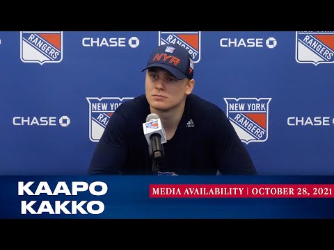 New York Rangers: Kaapo Kakko Media Availability | Oct. 28, 2021