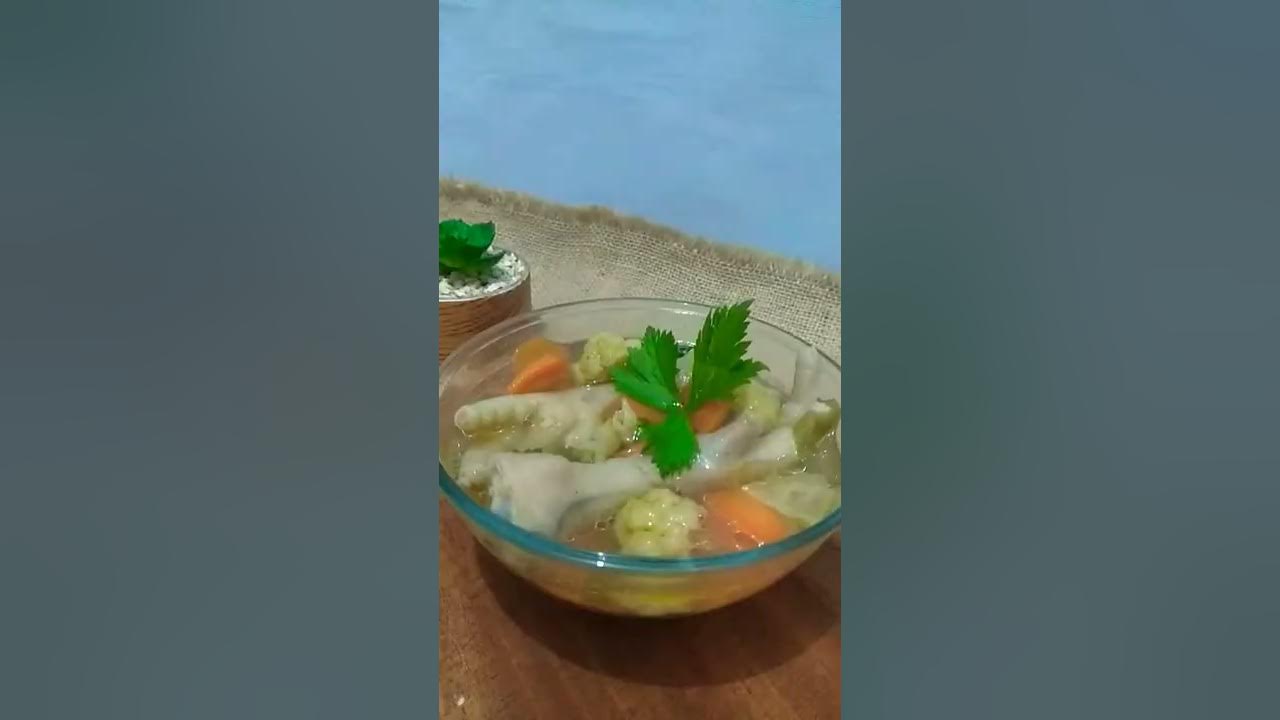 RESEP SOP CEKER AYAM INI SIMPEL & ENAK!! #shorts