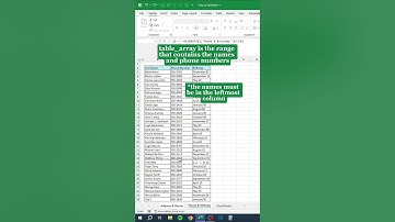 How to VLOOKUP in Excel‼️ #excel