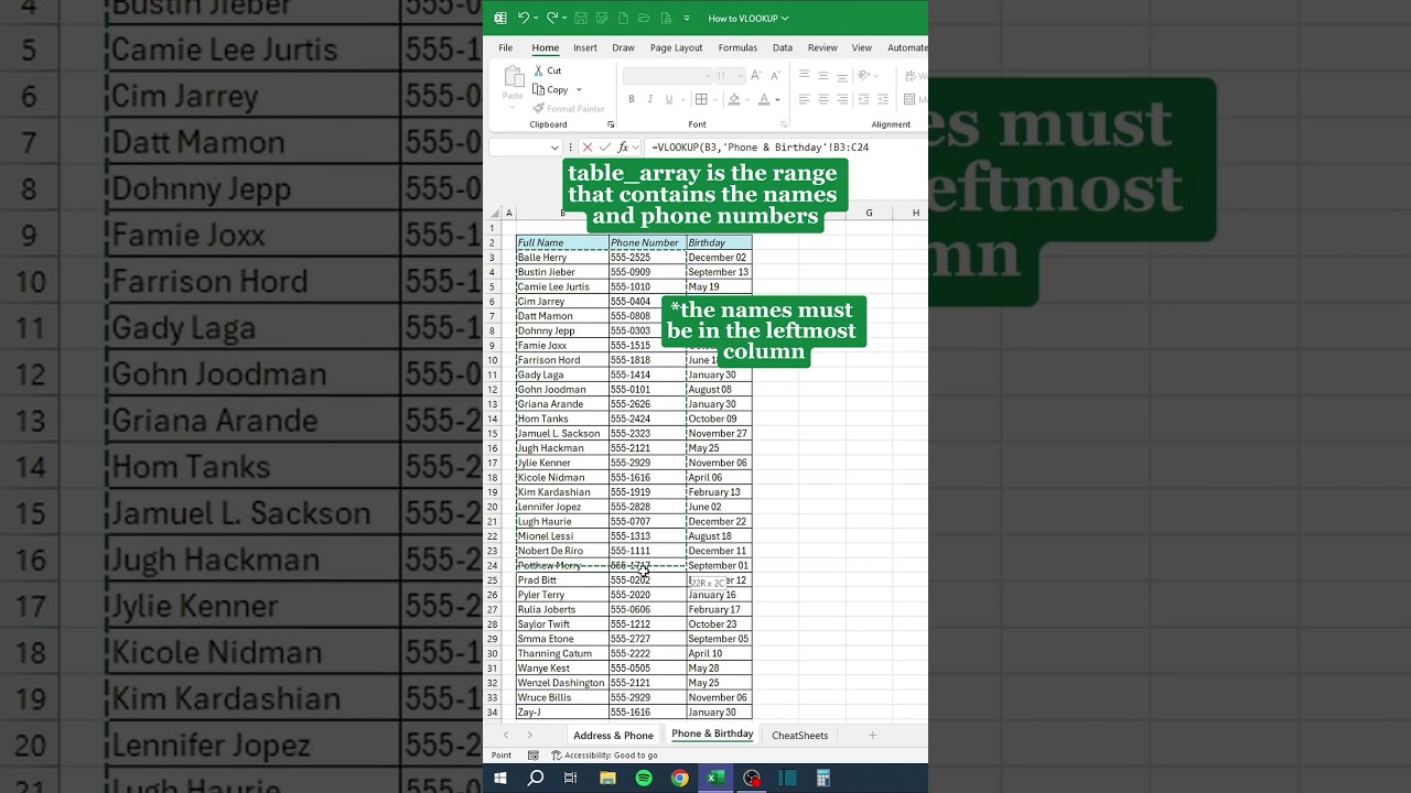 How To VLOOKUP In Excel
