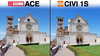 Oneplus Ace vs Xiaomi Civi 1S Camera Test