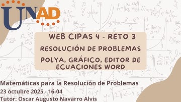 Web Cipas 4 Reto 3  Métodos de resolución de problemas Tutor Oscar Navarro    MPRP 1604