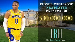Russell Westbrook House Tour | Brentwood | $30,000,000 #Shorts