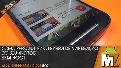Como personalizar a Barra de Navegação do android SEM ROOT - Sou Diferenciado #02