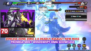Zenless Zone Zero 2.8 Deadly Assault New Boss : Promeia M0S1 Windswept DMG Showcase