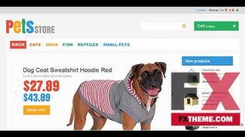 Pet Shop PrestaShop Theme by Hermes PrestaShop TMT by Christmas Kip