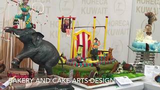 AMAZING CAKE ARTS DISPLAY IN KUWAIT Horeca Kuwait 2018 Must Watch
