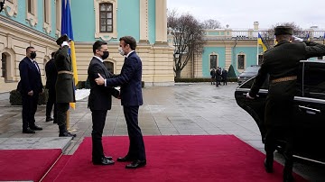 Encuentro de Macron y Zelinsky tras la reunión con Putin