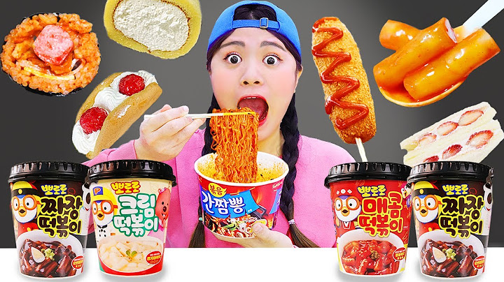Korea Convenience Store Food DONA Mukbang