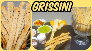 Grissini fatti in casa  أصابع الخبز المقرمشة