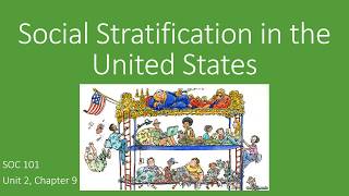 Social Stratification in the United States, Chapter Nine Lecture