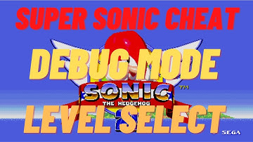 Sonic The Hedgehog 2 SUPER SONIC CHEAT CODE /DEBUG MODE/LEVEL SELECT (Sonic Origins)