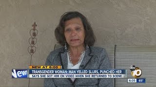 Transgender woman says man hurled slurs, assaulted her