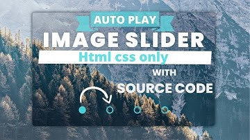 Auto Image Slideshow using HTML and CSS | with Source Code